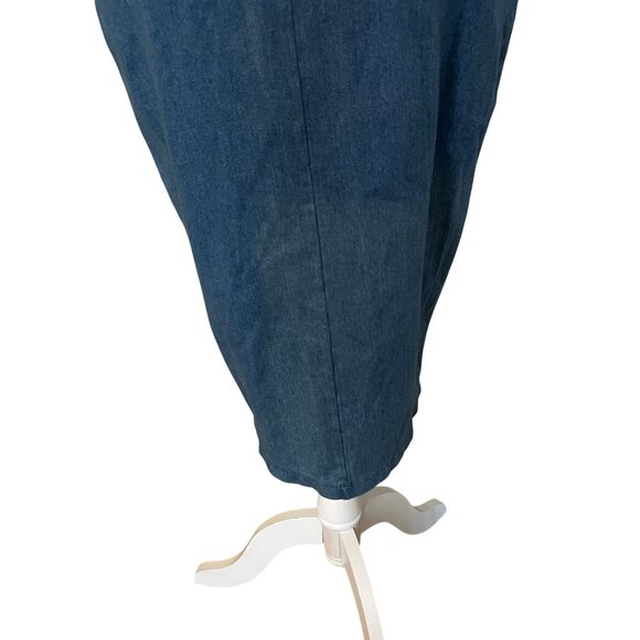 Susana Monaco Strapless Midi Dress in Light Denim Small New Womens Jean - Picture 9 of 11